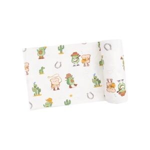 Angel Dear Bamboo Swaddle Blanket Avocado Toast Western
